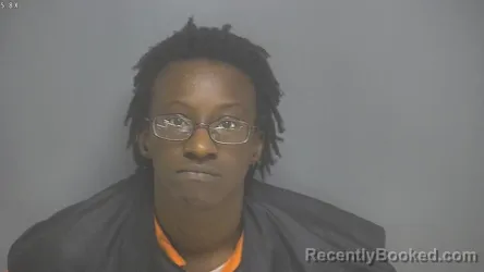 Mugshot of Tanisha Lachay Adams booked in Amherst County, Virginia on September 9, 2026