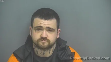Mugshot of TYLER MARVIN BOWERS booked in Amherst County, Virginia on April 29, 2026