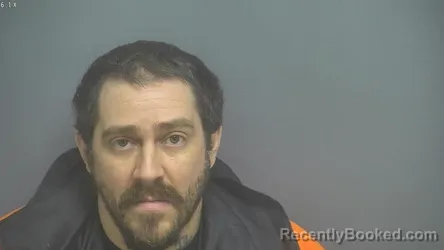 Mugshot of Timothy Bryant Bland booked in Amherst County, Virginia on August 5, 2026