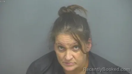 Mugshot of Tina Pauline Barton booked in Amherst County, Virginia on July 20, 2026