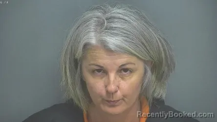 Mugshot of TRACY LEE GALLIER booked in Amherst County, Virginia on April 22, 2026