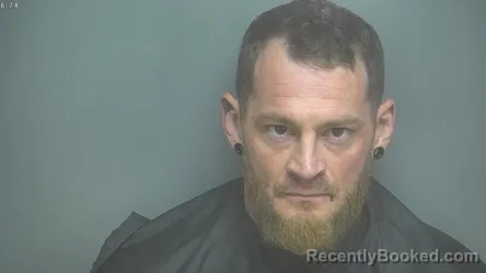 Mugshot of TRAVIS WADE HAMLETT booked in Amherst County, Virginia on June 8, 2026