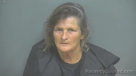 Mugshot of THRESSA GAIL QUALLS booked in Amherst County, Virginia on April 4, 2026