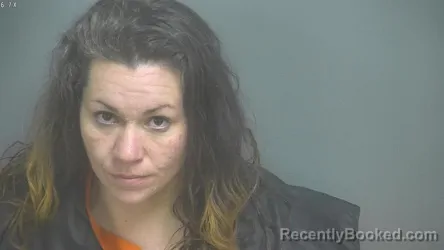 Mugshot of TABITHA LYNN SINES booked in Amherst County, Virginia on April 6, 2026