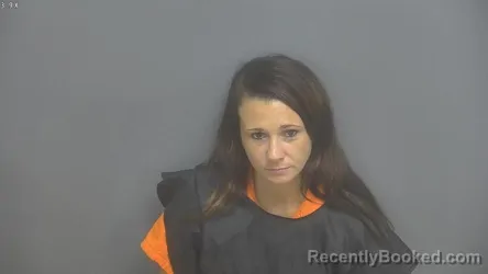 Mugshot of Whitney Nicole Hitt booked in Amherst County, Virginia on August 30, 2026