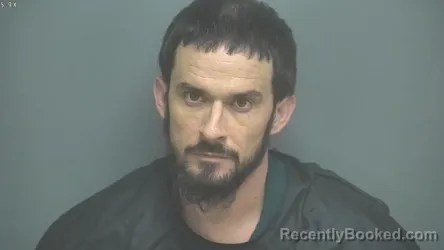 Mugshot of Benjamin Newcomb booked in Amherst County, Virginia on September 29, 2026