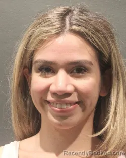 Mugshot of GIOVANNA MICHELLE LA ROSA booked in Arlington County, Virginia on May 13, 2026