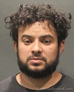 Mugshot of JUAN ORLANDO MAJANO REYES booked in Arlington County, Virginia on July 3, 2026
