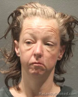 Mugshot of Elizabeth Jeanne Benson booked in Arlington County, Virginia on August 20, 2026