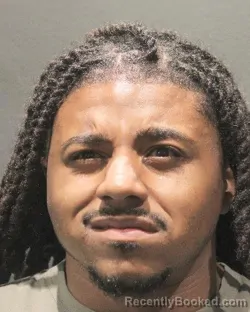 Mugshot of Jamar Deshawn Evans booked in Arlington County, Virginia on August 20, 2026
