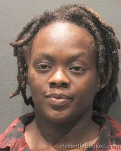 Mugshot of Tiara Marie Green booked in Arlington County, Virginia on August 22, 2026