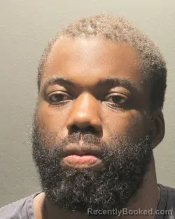 Mugshot of Prince Solomon Okoroh booked in Arlington County, Virginia on August 25, 2026