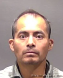 Mugshot of Adan Cesar Cabrera Escobar booked in Arlington County, Virginia on August 26, 2026