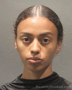 Mugshot of Treasure Marie Destiny Henderson booked in Arlington County, Virginia on August 28, 2026