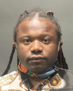 Mugshot of Keonte Marshall booked in Arlington County, Virginia on August 28, 2026