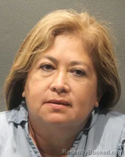 Mugshot of Marisabel Serrano Flores booked in Arlington County, Virginia on August 30, 2026