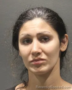 Mugshot of Tasbyha Aman booked in Arlington County, Virginia on August 31, 2026