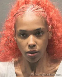 Mugshot of Ashauni Inz Harris booked in Arlington County, Virginia on August 31, 2026