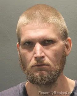 Mugshot of Dustin Kyle Gilbert booked in Arlington County, Virginia on September 4, 2026