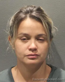 Mugshot of Dana Estefania Mora Pernia booked in Arlington County, Virginia on September 8, 2026