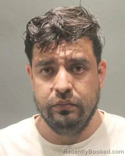 Mugshot of Wilmer Antonio Sanchez Vasquez booked in Arlington County, Virginia on September 10, 2026
