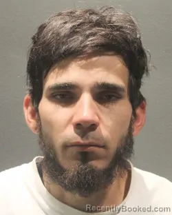 Mugshot of Juan Pablo Justiniano Dominguez booked in Arlington County, Virginia on September 26, 2026