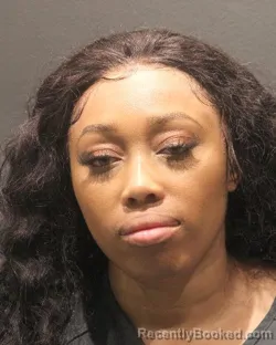 Mugshot of Alexus Danielle Hudson booked in Arlington County, Virginia on October 24, 2026