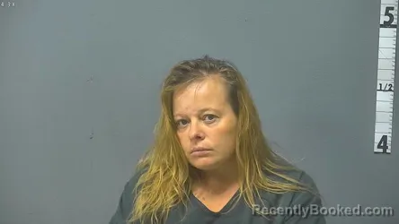 Mugshot of Angela Dawn Woods booked in Augusta County, Virginia on August 5, 2026