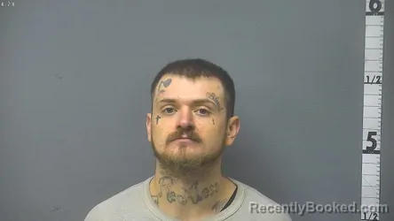 Mugshot of Justin David Robertson booked in Augusta County, Virginia on August 11, 2026