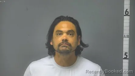 Mugshot of Benjamin Loaquin Flores booked in Augusta County, Virginia on August 13, 2026