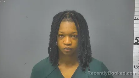 Mugshot of Jayia Henreitta-Ariel Baham booked in Augusta County, Virginia on August 14, 2026