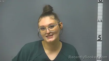 Mugshot of Mersades Brelynn Kellogg booked in Augusta County, Virginia on August 21, 2026
