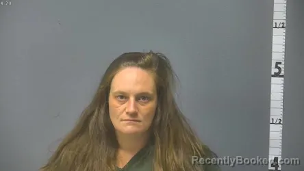 Mugshot of Megan Lin Huffman booked in Augusta County, Virginia on August 28, 2026