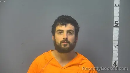 Mugshot of Christopher Dakota Thomas booked in Augusta County, Virginia on October 13, 2026