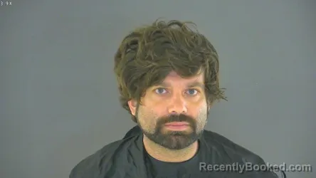 Mugshot of Aaron William Parker booked in Bedford County, Virginia on August 29, 2026