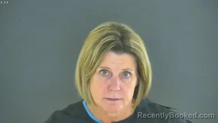 Mugshot of Janine Van Selm Thomas booked in Bedford County, Virginia on October 10, 2026