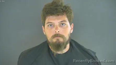 Mugshot of William Michael David Simmons booked in Bedford County, Virginia on October 7, 2026