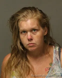 Mugshot of Rachel Amber Burton booked in Bland County, Virginia on September 3, 2026