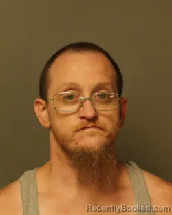 Mugshot of Marc Devin Pauley booked in Bland County, Virginia on September 12, 2026