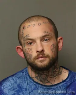 Mugshot of Devon Russell Lee Shewey booked in Bland County, Virginia on September 15, 2026