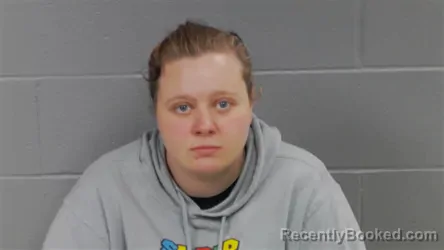 Mugshot of Ariana Marie Thomas booked in Botetourt County, Virginia on April 21, 2026