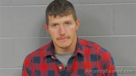 Mugshot of Aaron Blake Branham booked in Botetourt County, Virginia on May 19, 2026