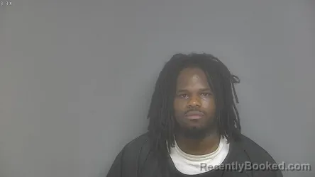 Mugshot of Deontae Dimitri Jackson booked in Campbell County, Virginia on August 17, 2026