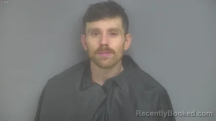 Mugshot of Jonathan Patrick Hallahan booked in Campbell County, Virginia on August 14, 2026