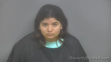 Mugshot of Katerin Lilana Coreas-Ingles booked in Campbell County, Virginia on September 8, 2026