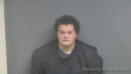 Mugshot of Logan Reese Pugh booked in Campbell County, Virginia on August 19, 2026
