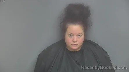 Mugshot of SARA SALGADO FITZGERALD booked in Campbell County, Virginia on July 25, 2026