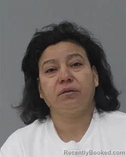 Mugshot of IRIS ACENCIO MALDONADO booked in Charles City County, Virginia on March 28, 2026