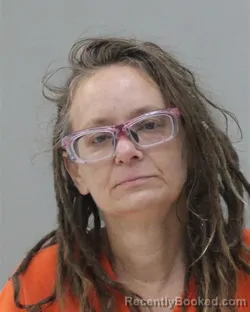 Mugshot of Kimberly Erin Serrano booked in Charles City County, Virginia on August 15, 2026
