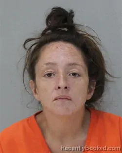 Mugshot of Samantha Rae Vick booked in Charles City County, Virginia on August 29, 2026